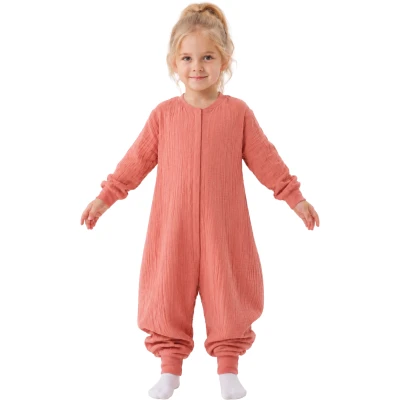 MÜSLİN UZUN KOL 1.0 TOG UYKU TULUMU 12 Ay,2Y,3Y,4Y,5Y,6Y,7Y Kız