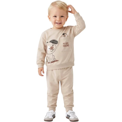 MY GOOD FRİEND CEPLİ MEVSİMLİK ERKEK BEBE TAKIMI 12 Ay,2Y,3Y,4Y Erkek