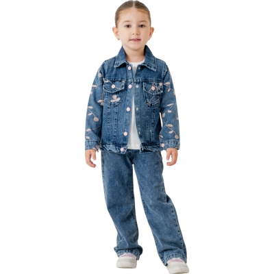 NAKIŞLI KOTLU TAKIM 5Y,6Y,7Y,8Y Kız