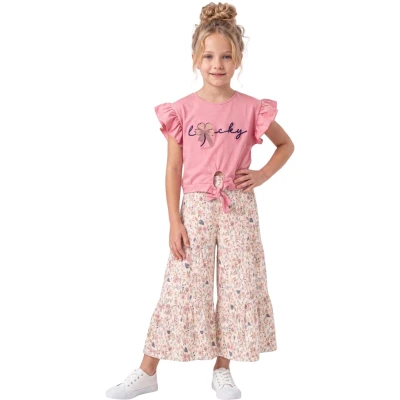 NAKIŞLI PANTALONLU KIZ TAKIM 6Y,7Y,8Y,9Y Kız