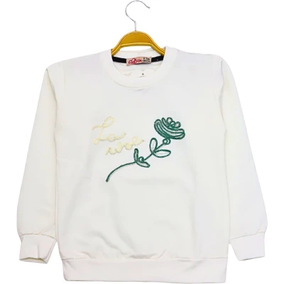 NAKIŞLI SWEAT 9Y,10Y,11Y,12Y Kız