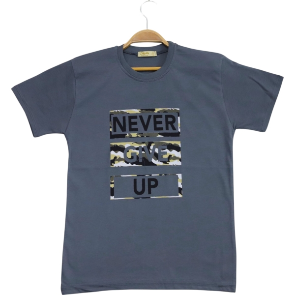 NEVER GİVE UP TSHİRT  13Y,14Y,15Y,16Y Erkek