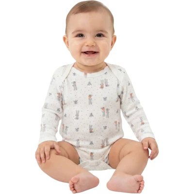 NOKTALI GRİ TAVŞAN PENYE UZUN KOL BADİ KÜÇÜK 1 Ay,3 Ay,6 Ay,9 Ay Uni