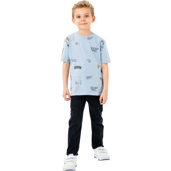 O YAKA DESENLİ TİŞÖRT  7Y,8Y,9Y,10Y Erkek