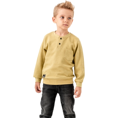 O YAKA DÜĞMELİ SWEAT  5Y,6Y,7Y,8Y Erkek