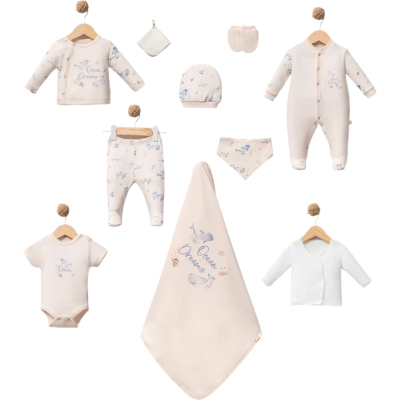 OCEAN DREAMS BEBEK 10 PARÇA KUTULU SET 1 Ay Erkek
