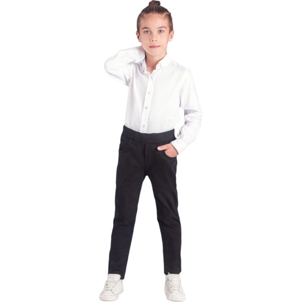OKUL KAŞKORSELİ SİYAH PANTOLON 6Y,7Y,9Y,10Y,8Y Uni