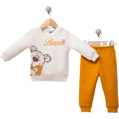 PAKET ÖN ARKA BASKILI BEAR TAKIM 9 Ay,12 Ay,18 Ay Erkek
