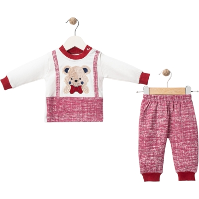 PAKET ŞERİTLİ BEAR TAKIM 3 Ay,6 Ay,9 Ay Erkek
