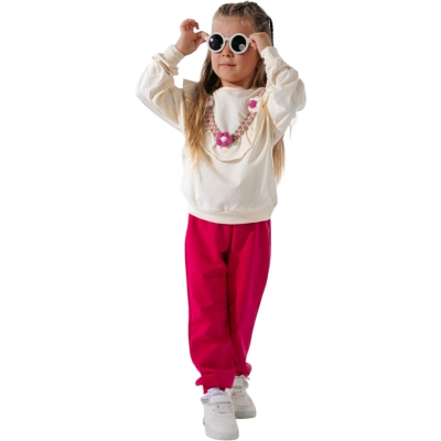 PAPATYA AKSESUARLI 2İP TAKIM 2Y,3Y,4Y,5Y Kız