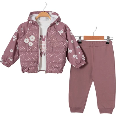 PAPATYA DESENLİ MONT  2Y,3Y,4Y,5Y Kız