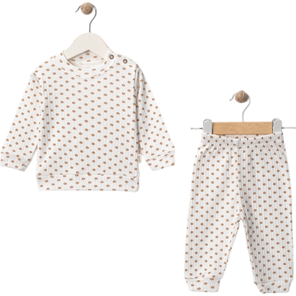 PAPATYA RAPORLU OMUZDAN ÇITLI TAKIM  6 Ay,9 Ay,12 Ay Kız