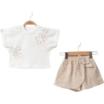 PAPATYA SÜZENELİ İKİLİ TAKIM 2Y,3Y,4Y,5Y Kız
