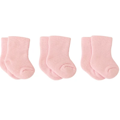 PEMBE HAVLU ASETAT ÇORAP  1 Ay,6 Ay Kız