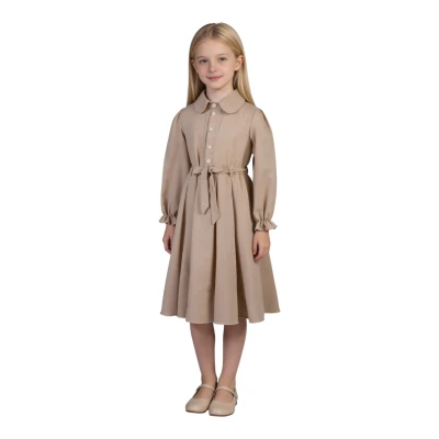 PİLELİ ELBİSE BÜYÜK 9Y,10Y,11Y,12Y Kız