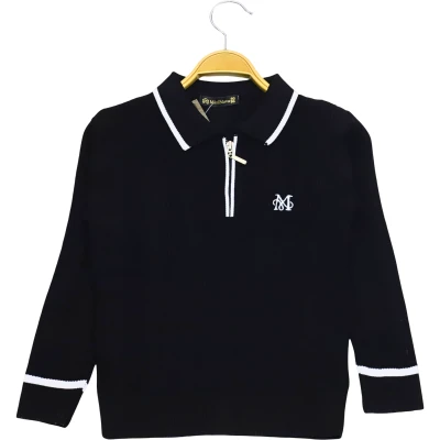 POLO YAKA FERMUARLI KOL ÇİZGİLİ SWEAT 4Y,5Y,6Y,7Y Erkek