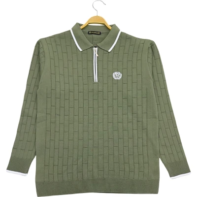 POLO YAKA FERMUARLI SWEAT 13Y,14Y,15Y,16Y Erkek