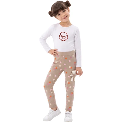 PUANLI 2İP TAYT 4Y,5Y,6Y,7Y,8Y,9Y Kız