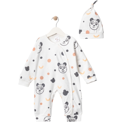 PUANLI PANDA BASKILI TULUM  6 Ay,9 Ay,12 Ay,18 Ay Erkek