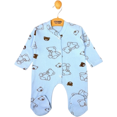 RAPORLU BÜYÜK AYI PATİKLİ TULUM  1 Ay,2 Ay,3 Ay,9 Ay,6 Ay Erkek