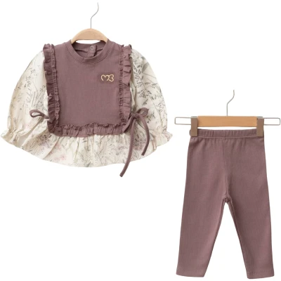 RAPORLU İNT SWETER TAKIM 6 Ay,9 Ay,12 Ay,18 Ay Kız