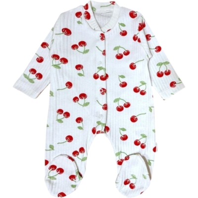 RAPORLU KİRAZ PATİKLİ TULUM  1 Ay,2 Ay,3 Ay,6 Ay,9 Ay Kız
