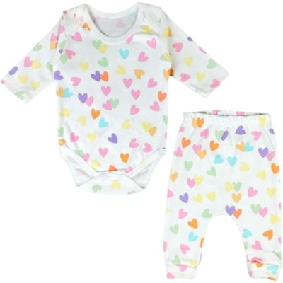 RENGARENK KALPLER BODYLI 2Lİ TAKIM  1 Ay,2 Ay,3 Ay,6 Ay,9 Ay Kız