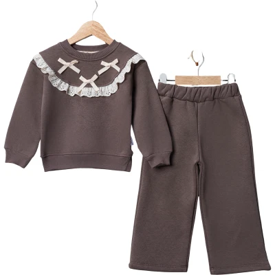 ROBA DANTELLİ AKSESUARLI KIZ TAKIM 2Y,3Y,4Y,5Y Kız