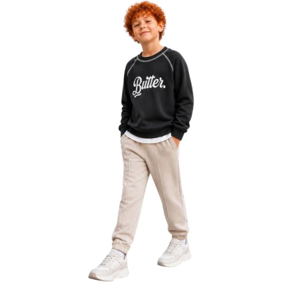 SMİLE BUTTER BASKI 3 İPLİK ŞARDONLU 5Y,6Y,7Y,8Y Erkek