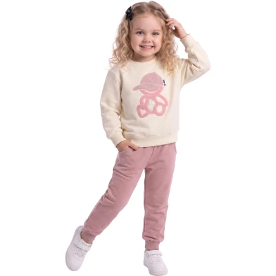ŞAPKA BEAR 3 İP TAKIM 2Y,3Y,4Y,5Y Kız