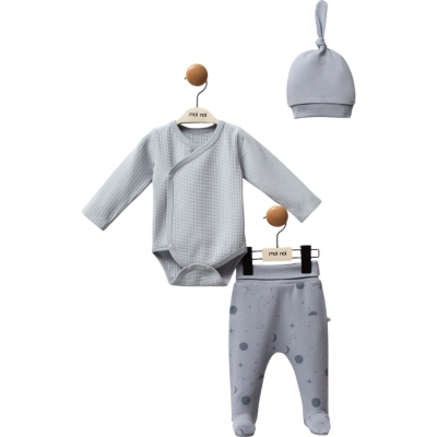 ŞAPKALI BODY PANTOLON TKM 3 Ay,6 Ay Erkek