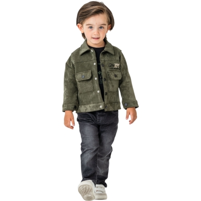 SÜET CEKETLİ ERKEK TAKIM 12 Ay,2Y,3Y,4Y Erkek