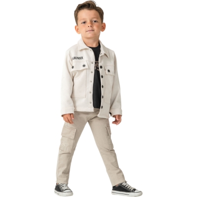 SÜET CEKETLİ ERKEK TAKIM 5Y,6Y,7Y,8Y Erkek