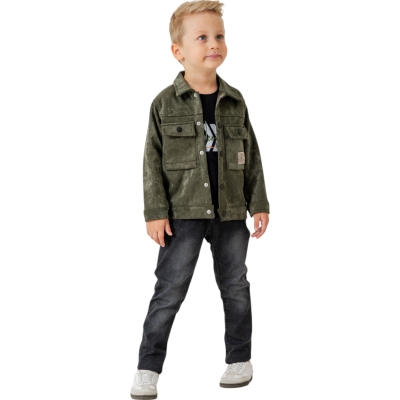 SÜET CEKETLİ TAKIM 12 Ay,2Y,3Y,4Y Erkek