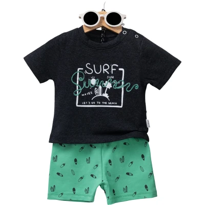 SURF BASKILI ERKEK YAZLIK TAKIM 9 Ay,18 Ay,2Y Erkek