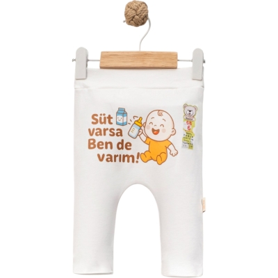 SUT VARSA BENDE VARIM DTF BASKILI PATİKLİ TEK ALT 1 Ay,3 Ay,6 Ay,9 Ay Uni