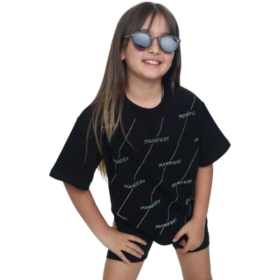 TAŞLI ÇOCUK TSHIRT 4Y,5Y,6Y,7Y,8Y Kız