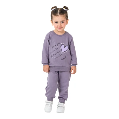 TAŞLI KALPLİ İKİLİ TAKİM 9 Ay,12 Ay,18 Ay,2Y Kız