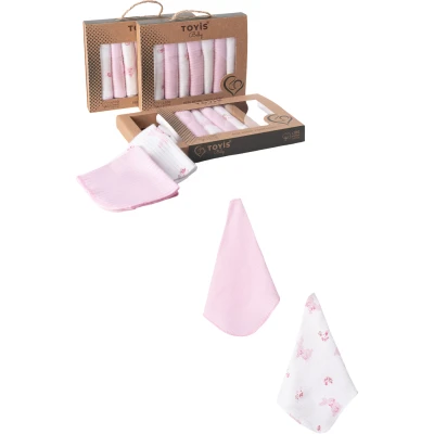 TAVŞAN DESEN BEBE MENDİL 1 Ay,2 Ay,3 Ay,6 Ay,12 Ay,9 Ay Kız