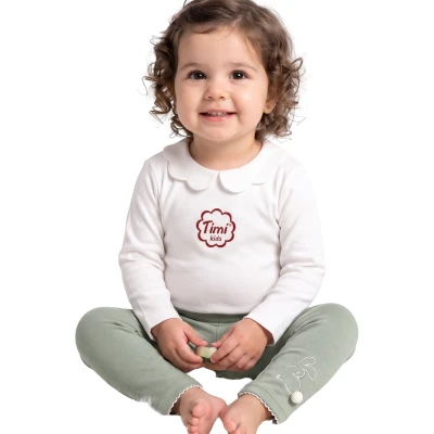 TAVŞAN PONPON 2İP TAYT 12 Ay,2Y,3Y,4Y Kız