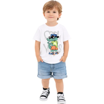 TİMSAH BASKILI TİŞÖRT 2Y,3Y,4Y,5Y Erkek