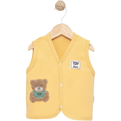 TOY BEAR BEBE ERKEK YELEK 6 Ay,9 Ay,12 Ay,18 Ay,2Y Erkek