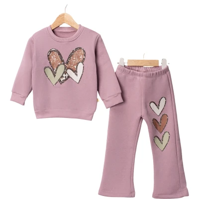 ÜÇ KALPLİ 2Lİ TAKIM 2Y,3Y,4Y,5Y Kız