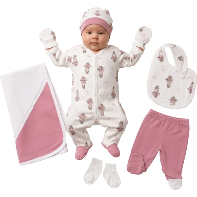 UÇURTMA DESENLİ TULUMLU 7’Lİ KIZ ZIBIN SET 3 Ay Kız