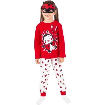 UĞUR BÖCEĞİ PIJAMA TAKIM  3Y,4Y,5Y,6Y Kız