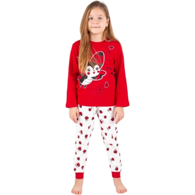 UĞUR BÖCEĞİ PIJAMA TAKIM  7Y,8Y,9Y,10Y Kız