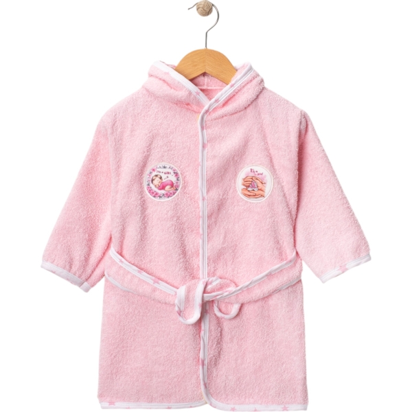 UYUYAN BEBEK KIZ BORNOZ 12 Ay,2Y,3Y,4Y Kız