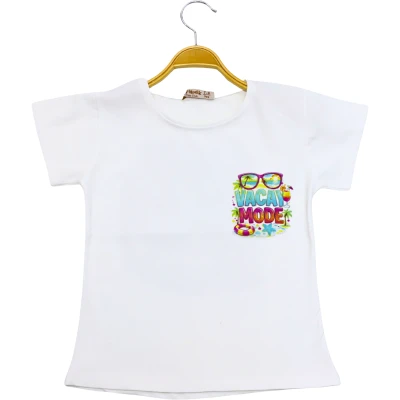 VACAY MODE TSHİRT  3Y,5Y,7Y,9Y,11Y Kız