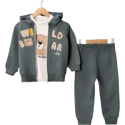 WİLD BEAR 3LÜ TAKIM 9 Ay,12 Ay,18 Ay,2Y Erkek