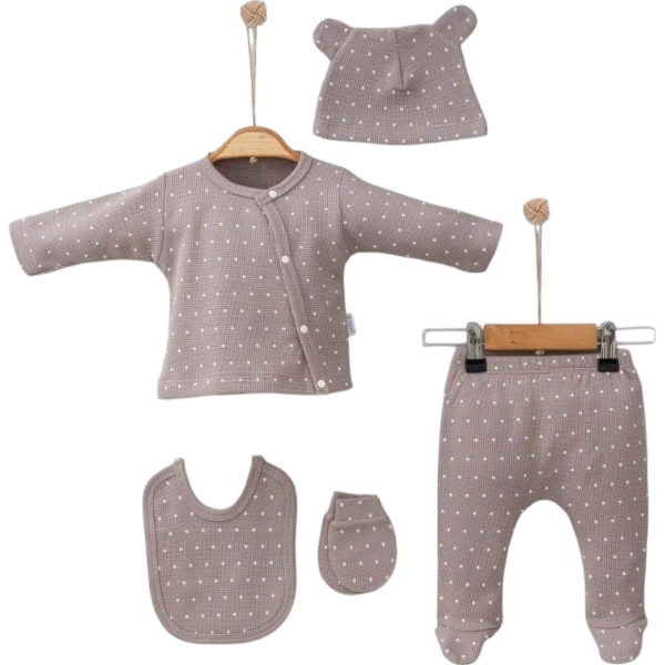 Waffle Puanlı 5li Set 1 Ay,3 Ay Uni